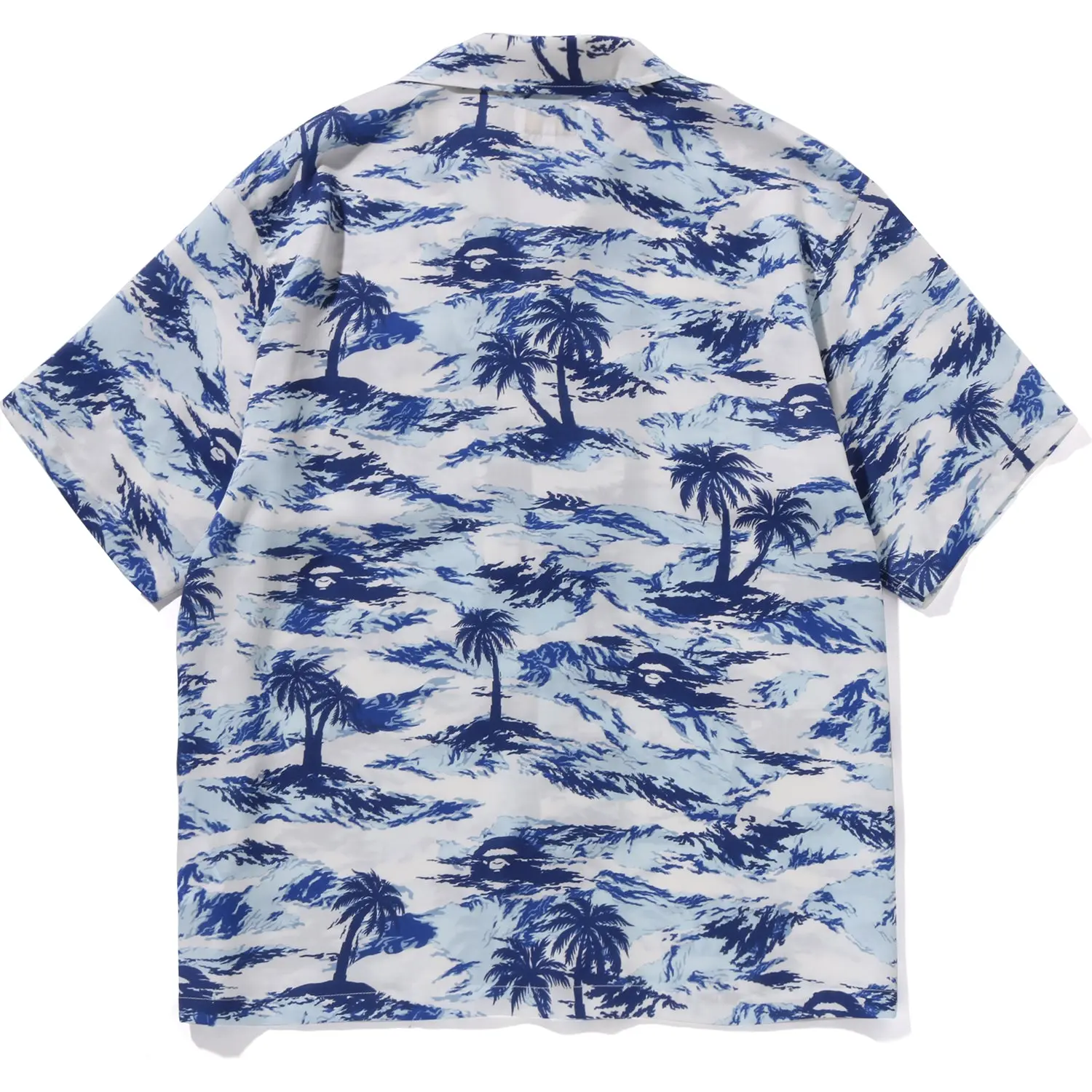 PALM TREE CAMO OPEN COLLAR POCKET SS SHIRT MENS - Image 2