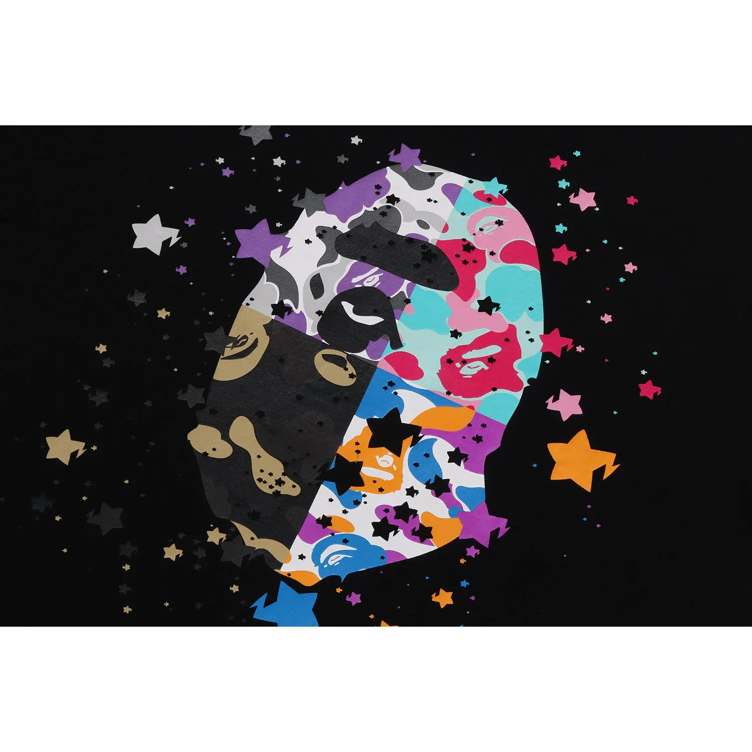 BAPE US APE HEAD STA TEE MENS - Image 4