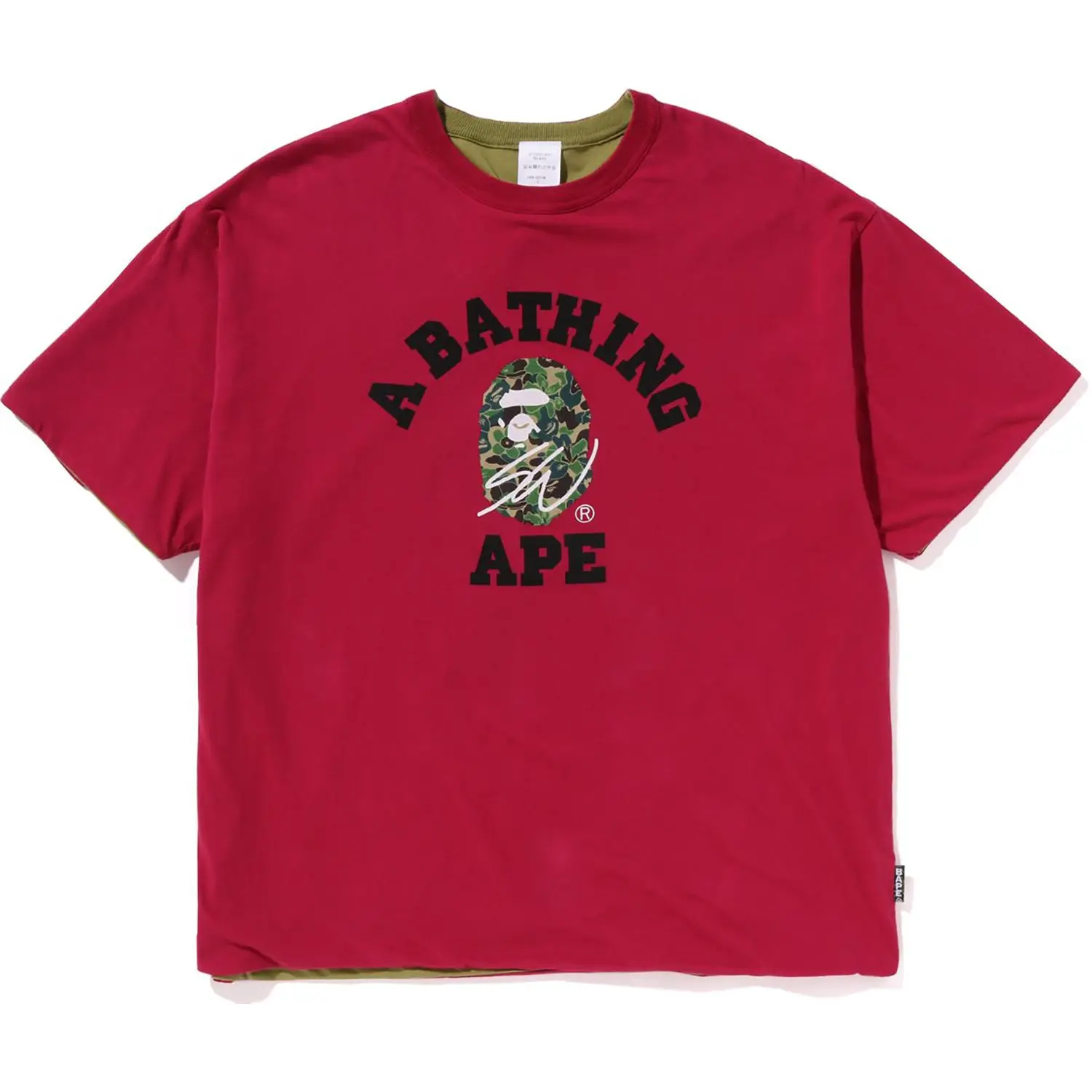 BAPE X SEAN WOTHERSPOON REVERSIBLE TEE MENS