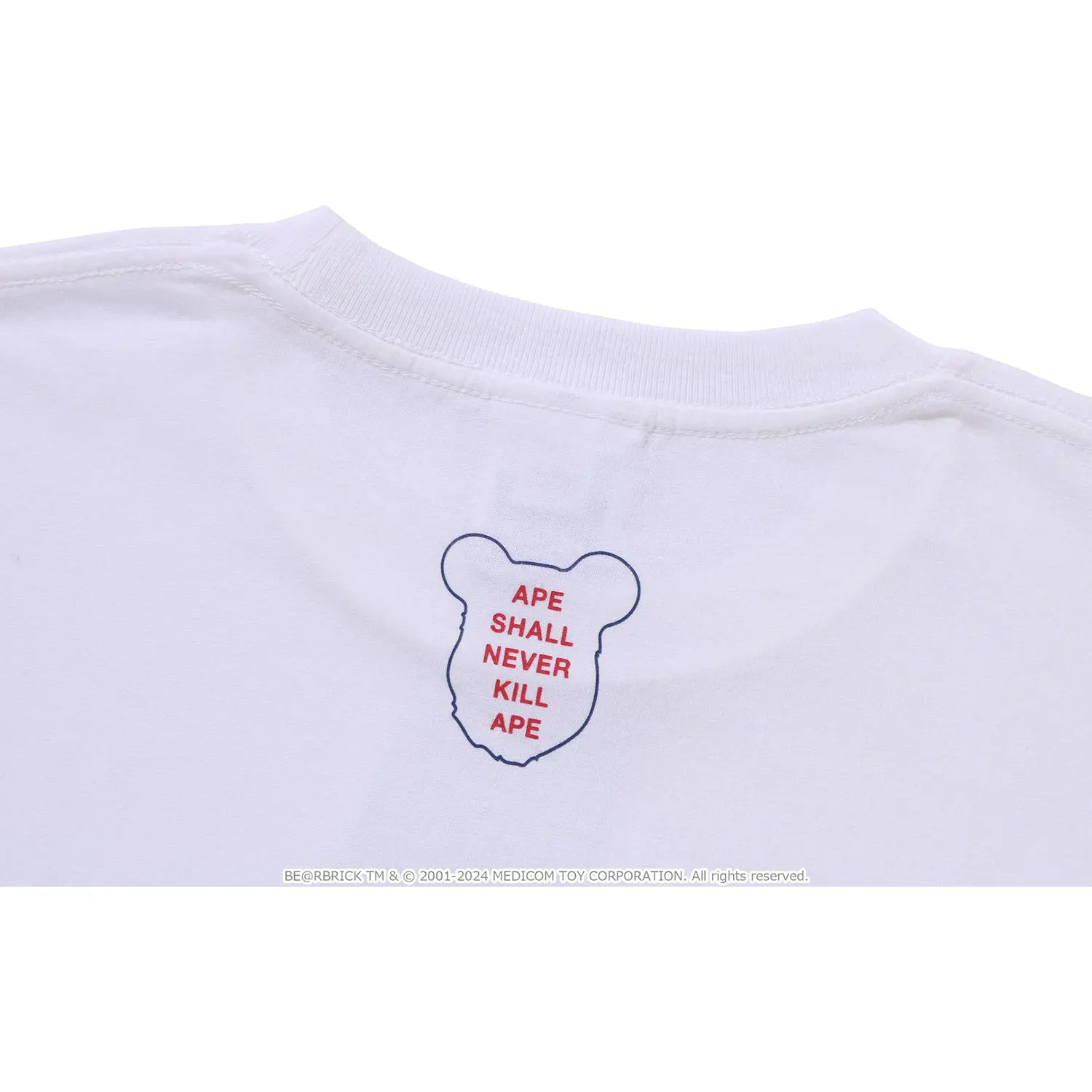 BAPE X MEDICOM TOY - ABC CAMO BE@R MILO ON BAPE TEE MENS - Image 4