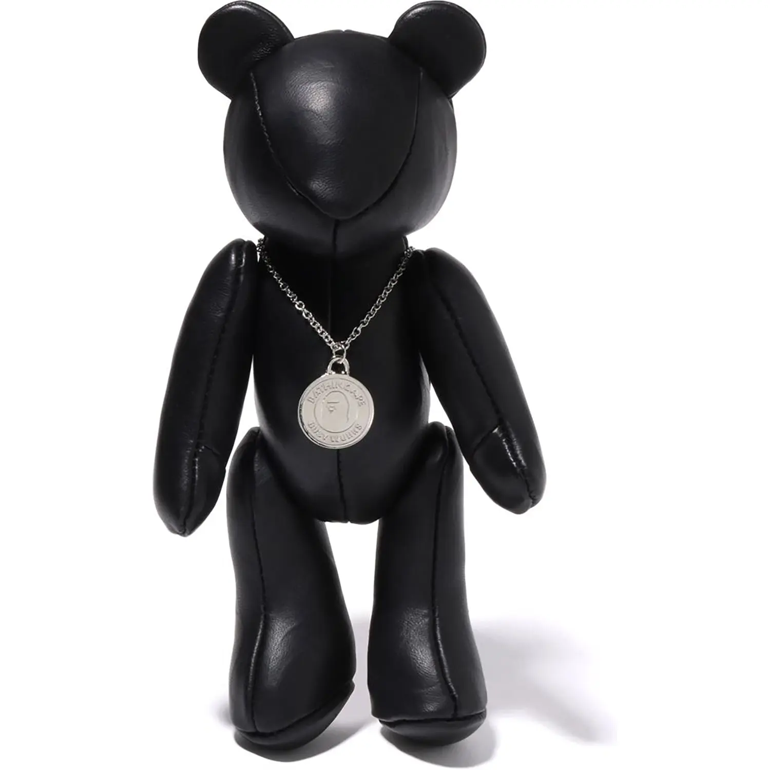 SOLID CAMO LEATHER BEAR PLUSH DOLL 25CM