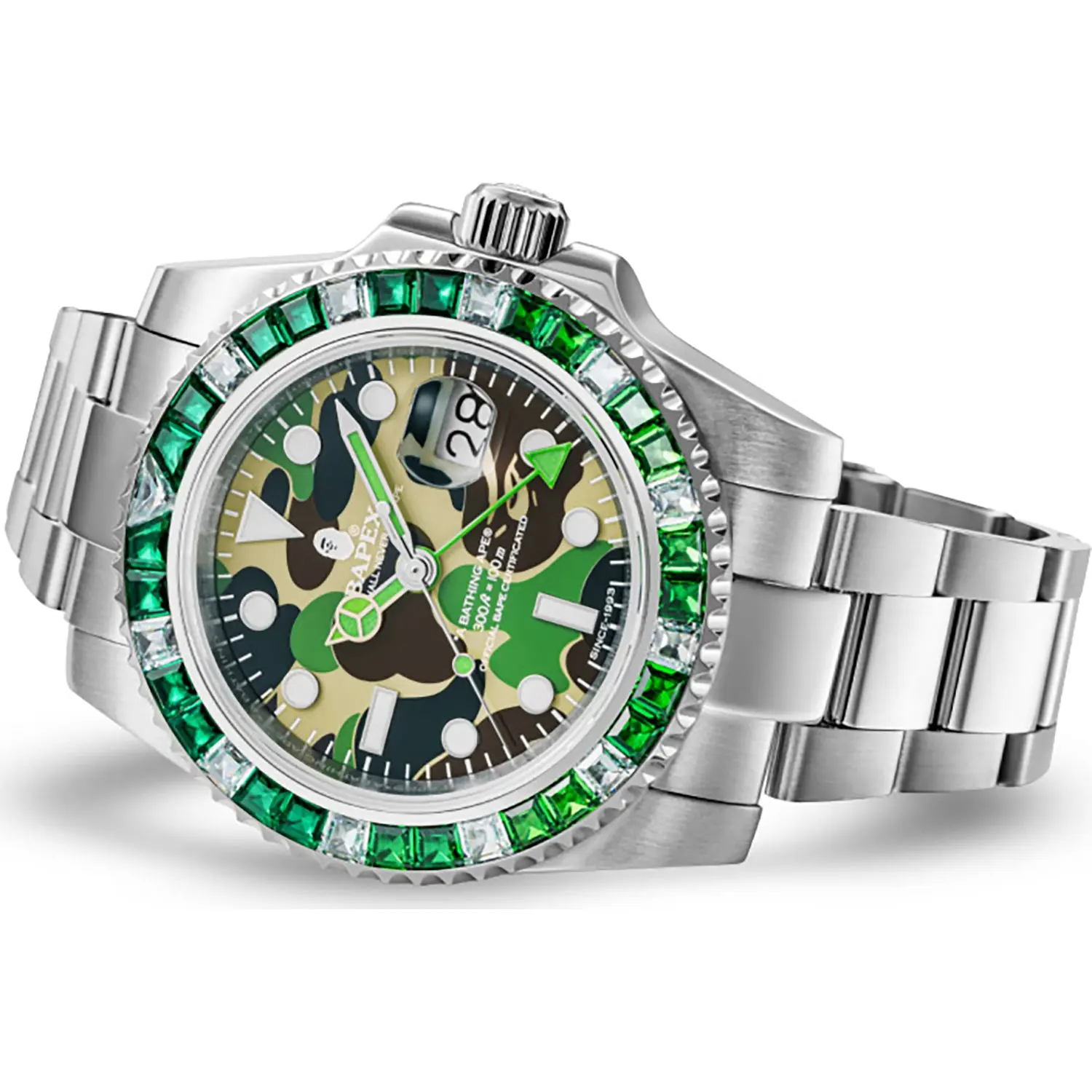 TYPE 2 BAPEX ABC CAMO CRYSTAL STONE MENS - Image 8