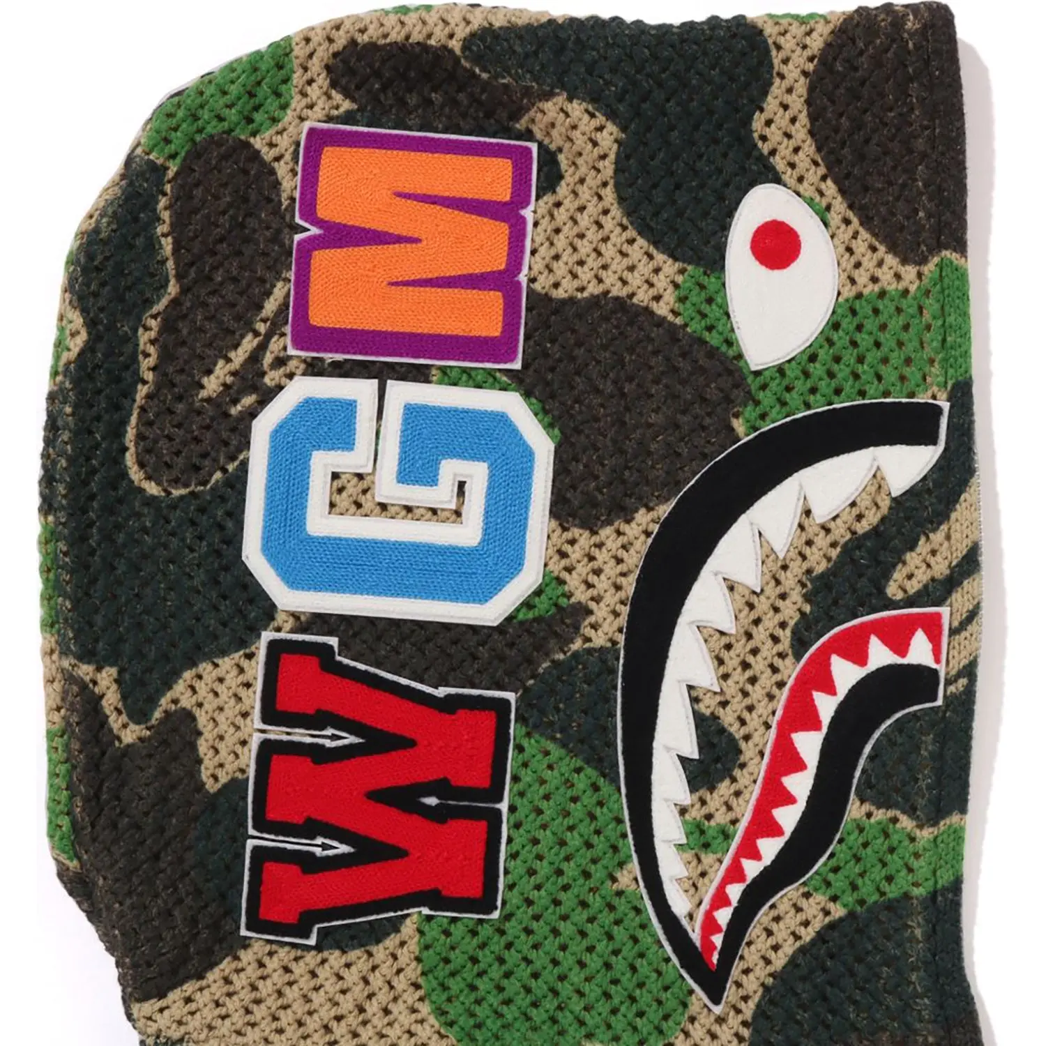 ABC CAMO CROCHET RELAXED FIT SHARK FULL ZIP HOODIE MENS - Image 10
