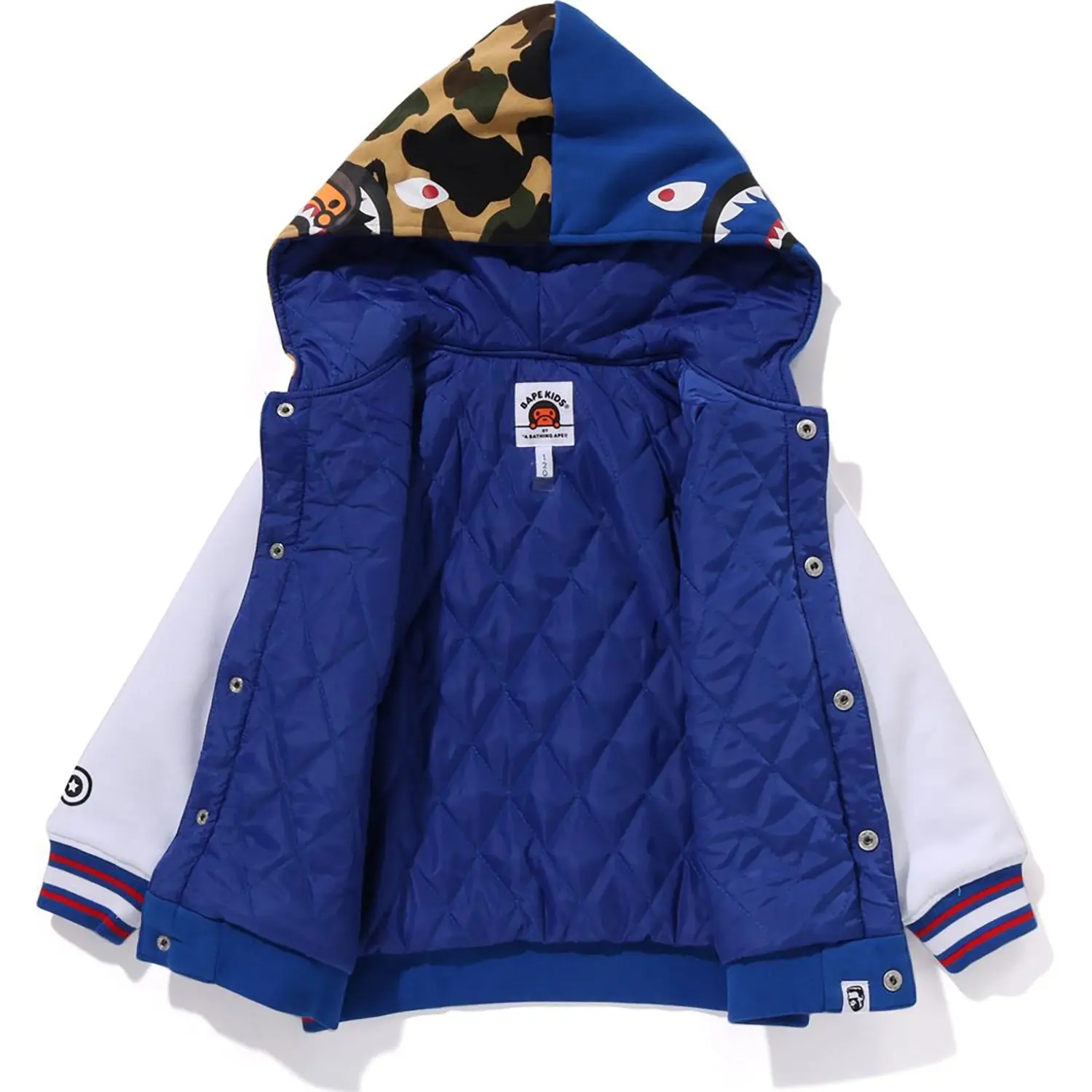 MILO SHARK HOODIE SWEAT VARSITY JACKET KIDS - Image 9