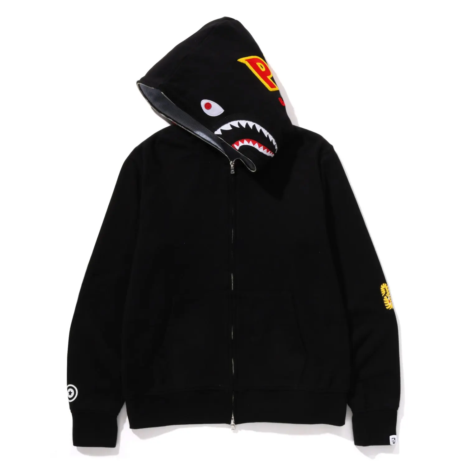 2ND SHARK FULL ZIP HOODIE MENS - Image 2