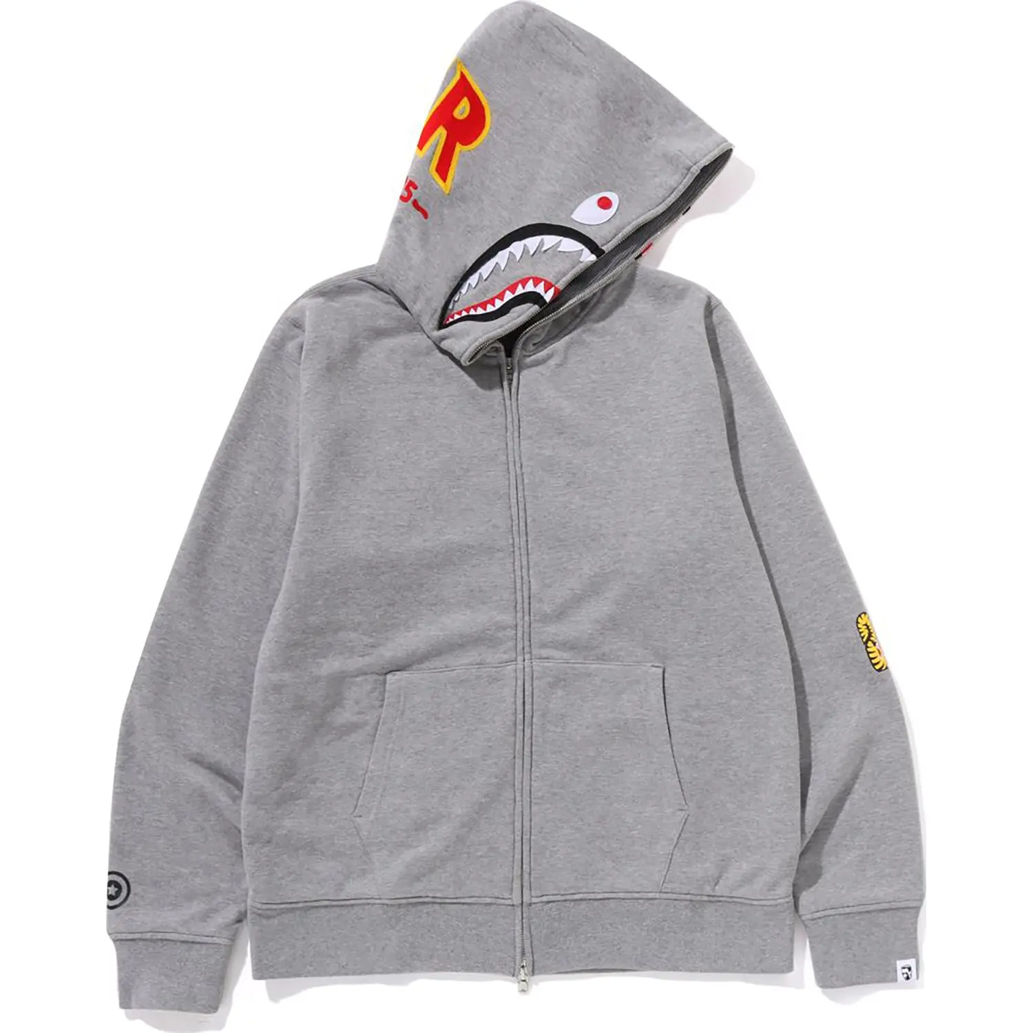 2ND SHARK FULL ZIP HOODIE MENS - Image 9
