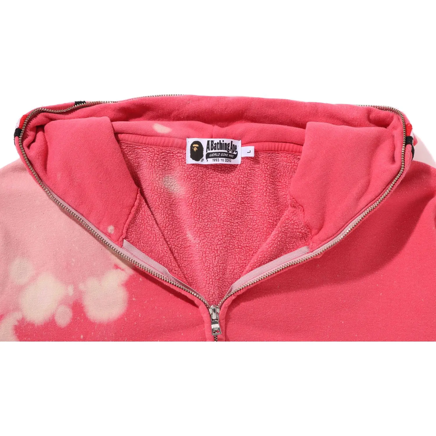 HAND DYE SHARK FULL ZIP HOODIE MENS - Image 18