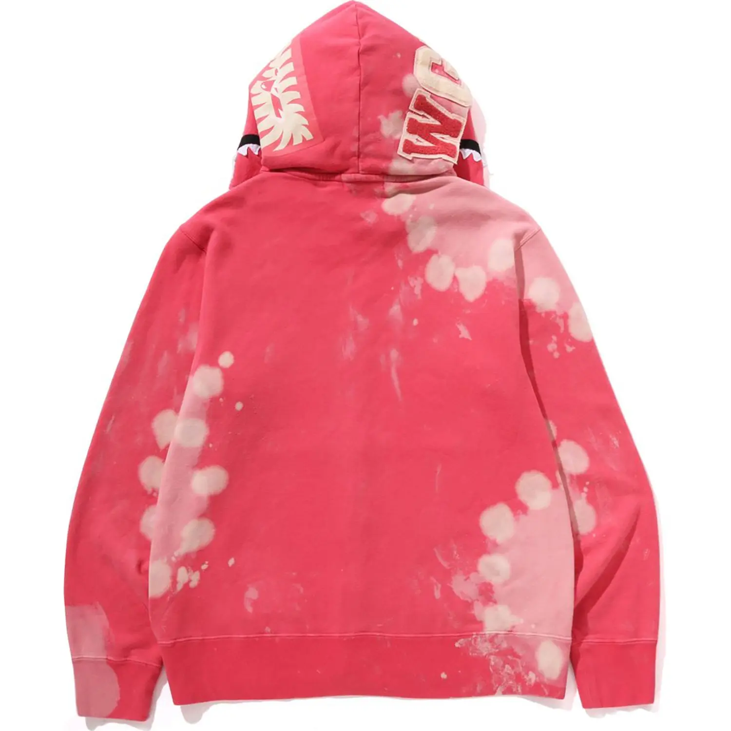 HAND DYE SHARK FULL ZIP HOODIE MENS - Image 15