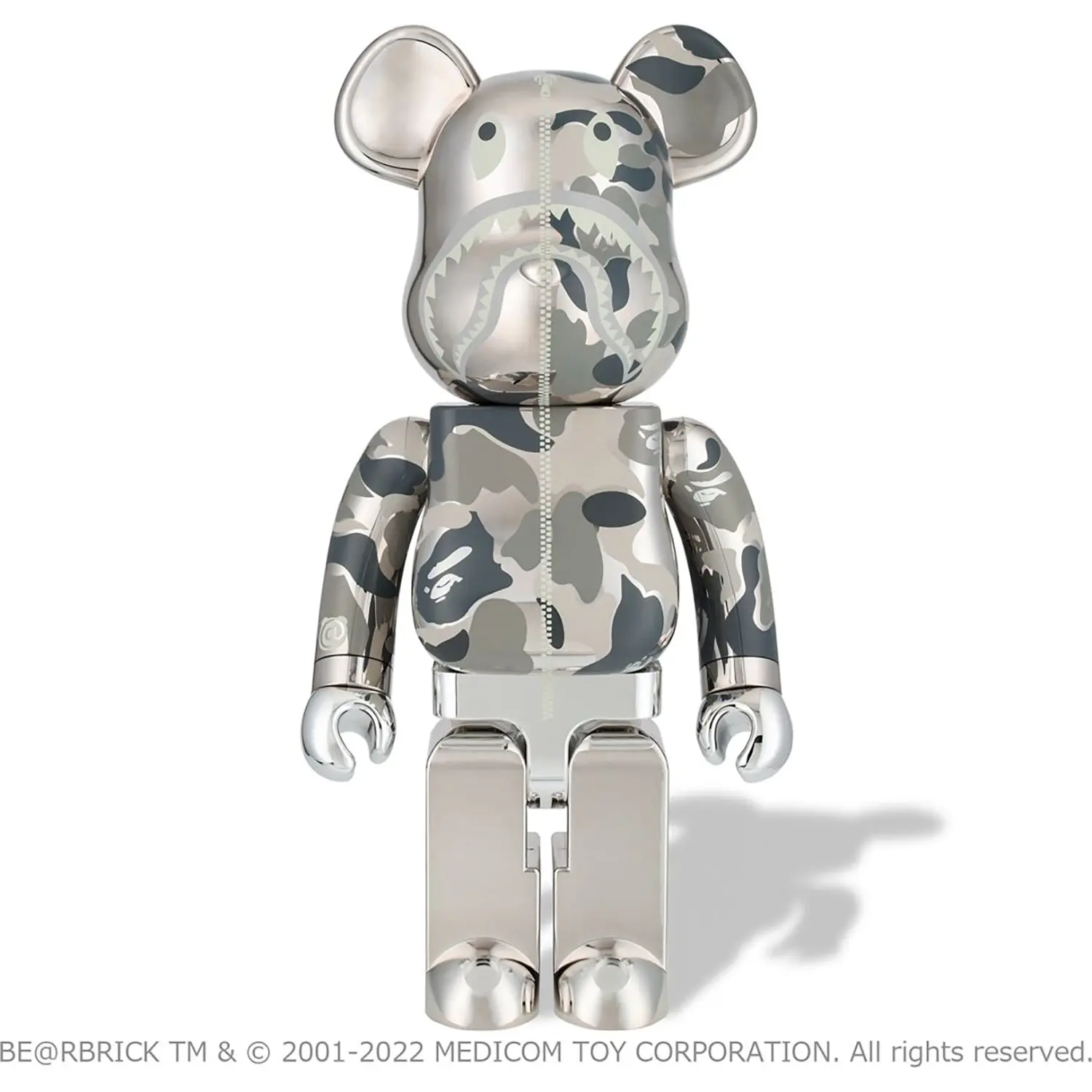 ABC CAMO SHARK BE@RBRICK 1000% - Image 7