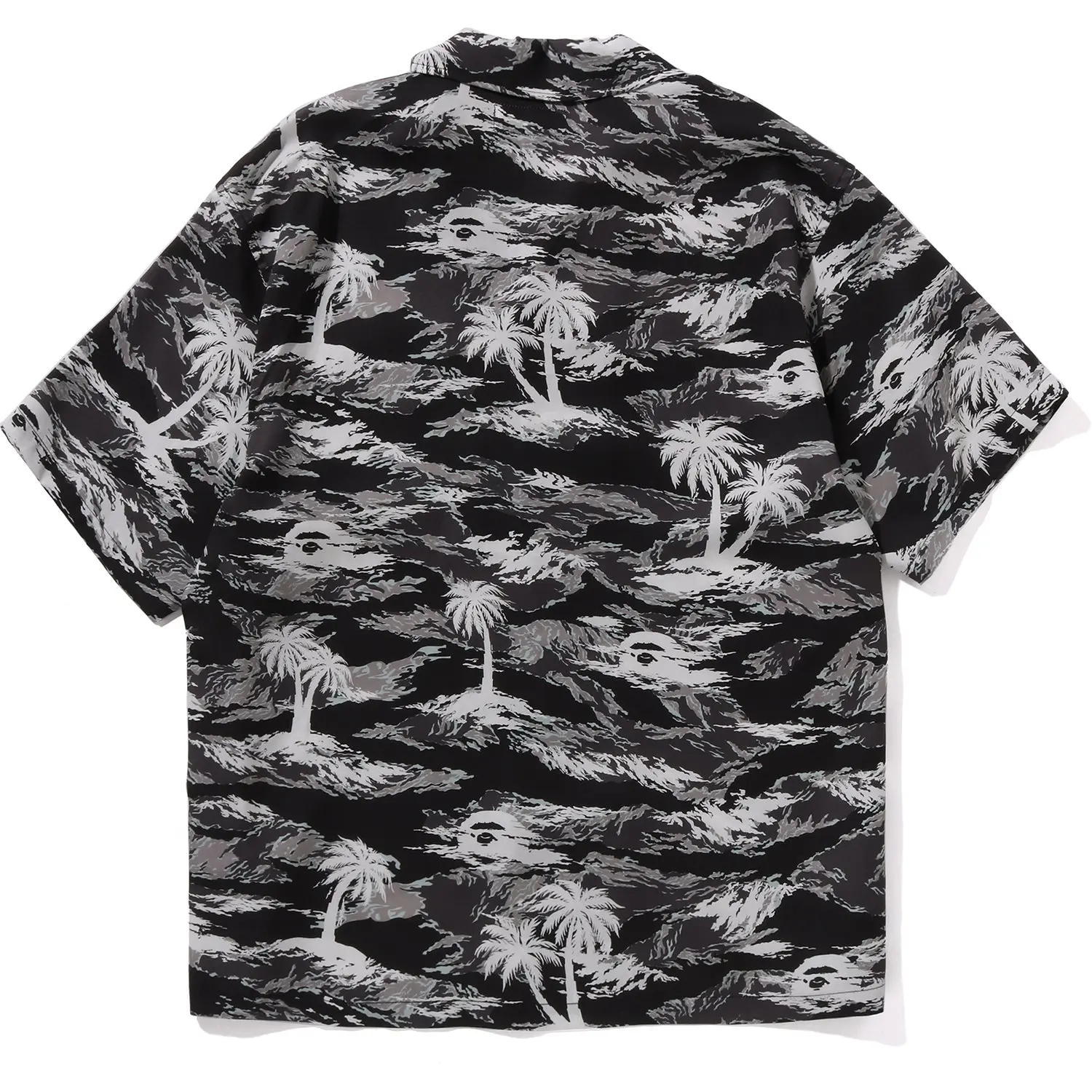 PALM TREE CAMO OPEN COLLAR POCKET SS SHIRT MENS - Image 8