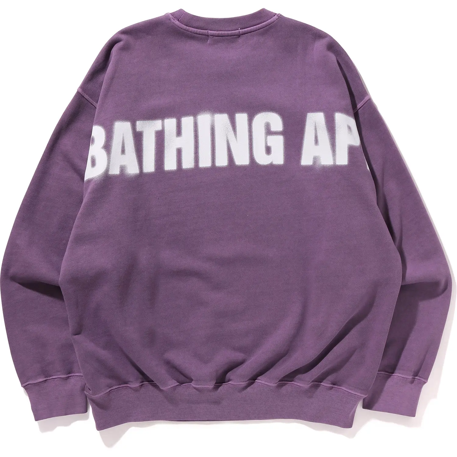 SPRAY APE HEAD GARMENT DYED CREWNECK MENS