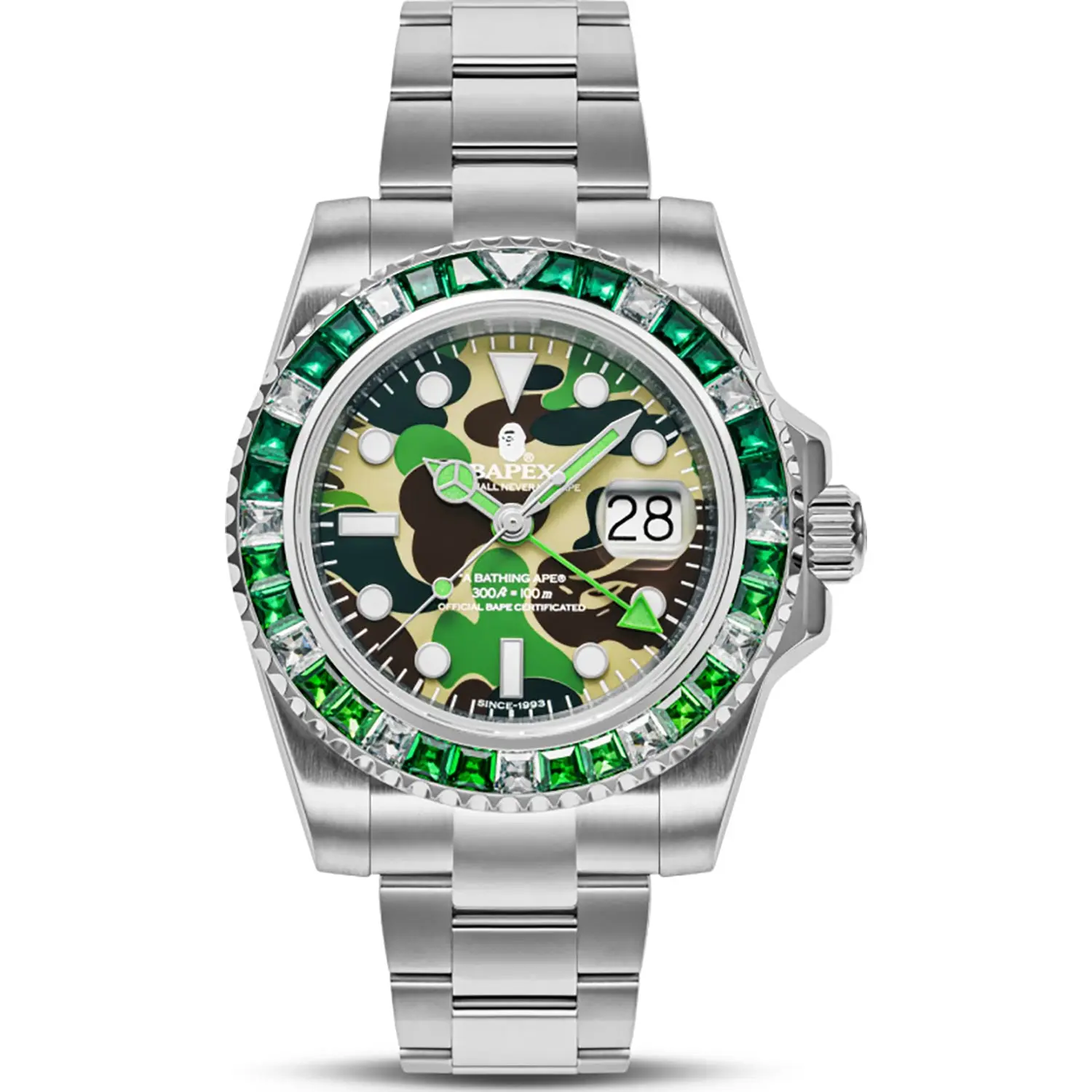 TYPE 2 BAPEX ABC CAMO CRYSTAL STONE MENS - Image 7