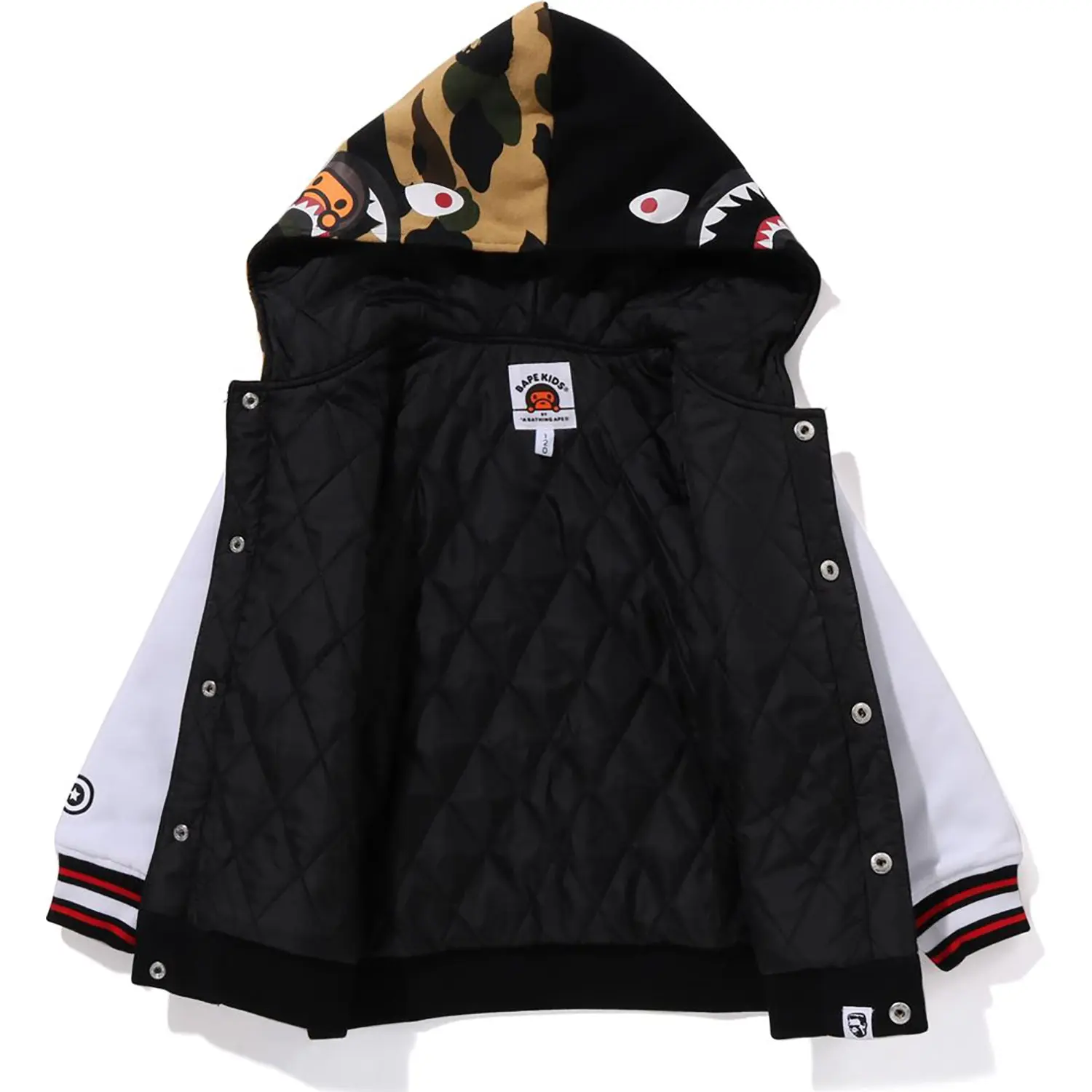 MILO SHARK HOODIE SWEAT VARSITY JACKET KIDS - Image 4