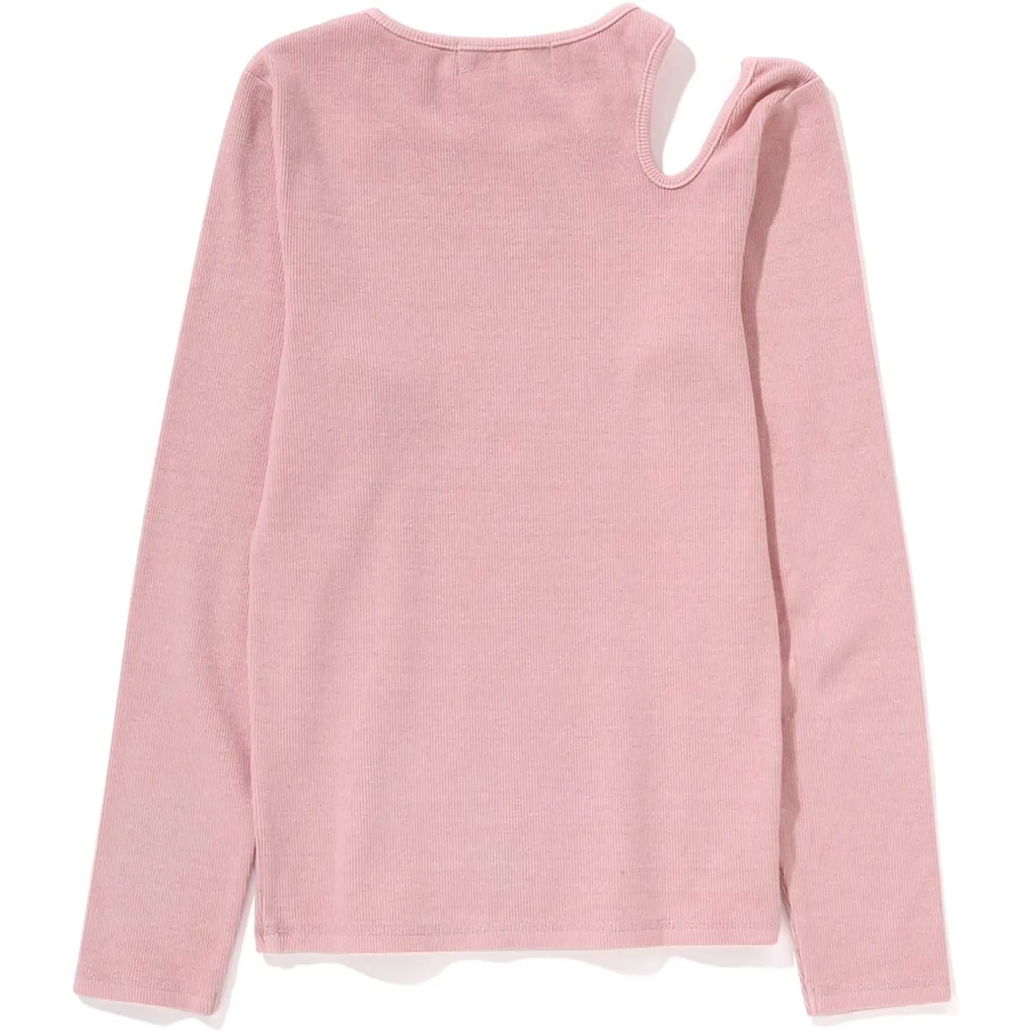 PIGMENT DYED CUT OUT RIB L/S TEE LADIES - Image 5
