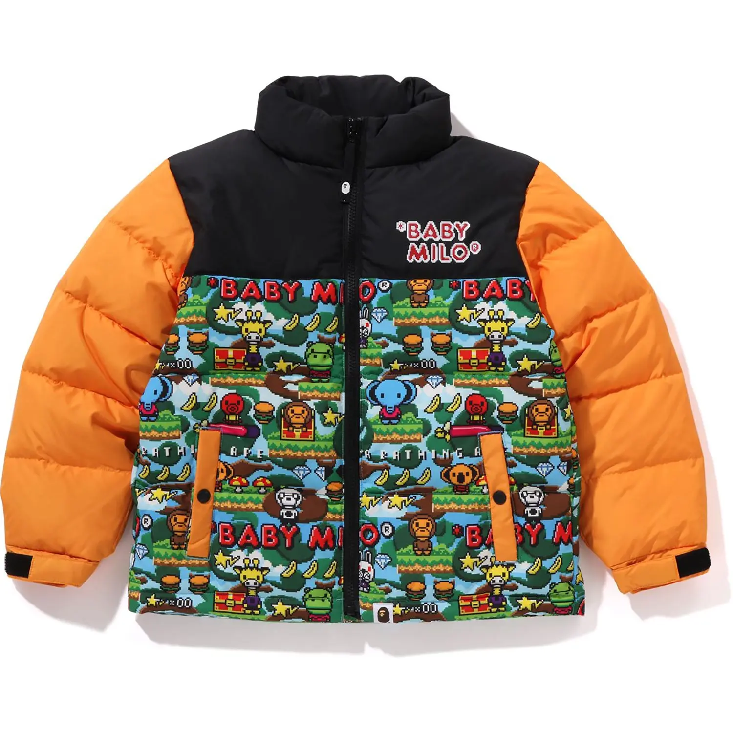 BABY MILO GAME PATTERN DOWN JACKET KIDS - Image 4
