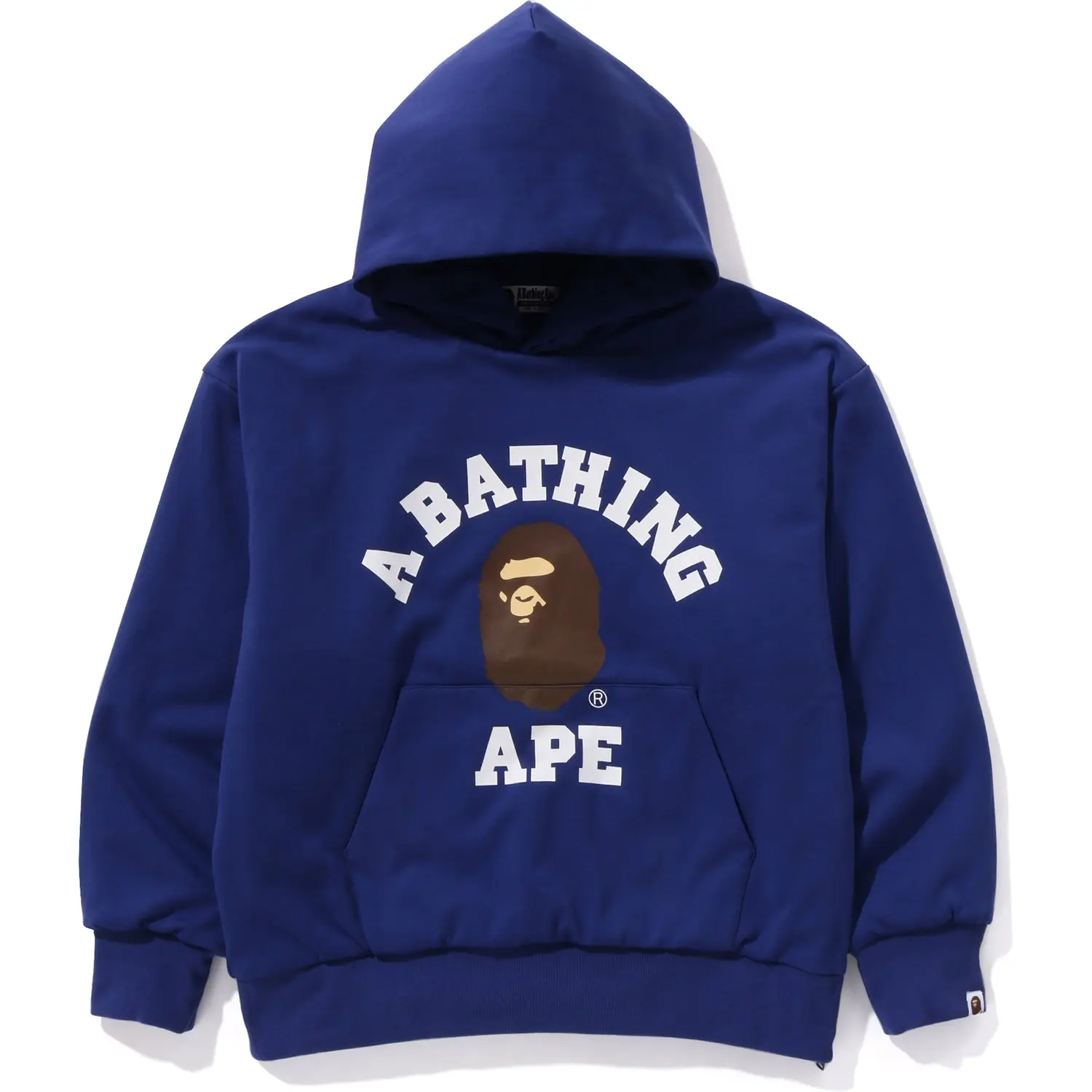 COLLEGE PUFFY RELAXED FIT PULLOVER HOODIE MENS - Image 5