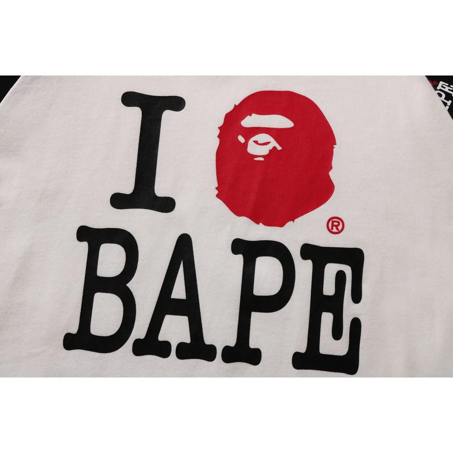I LOVE BAPE RAGLAN LS TEE KIDS - Image 6