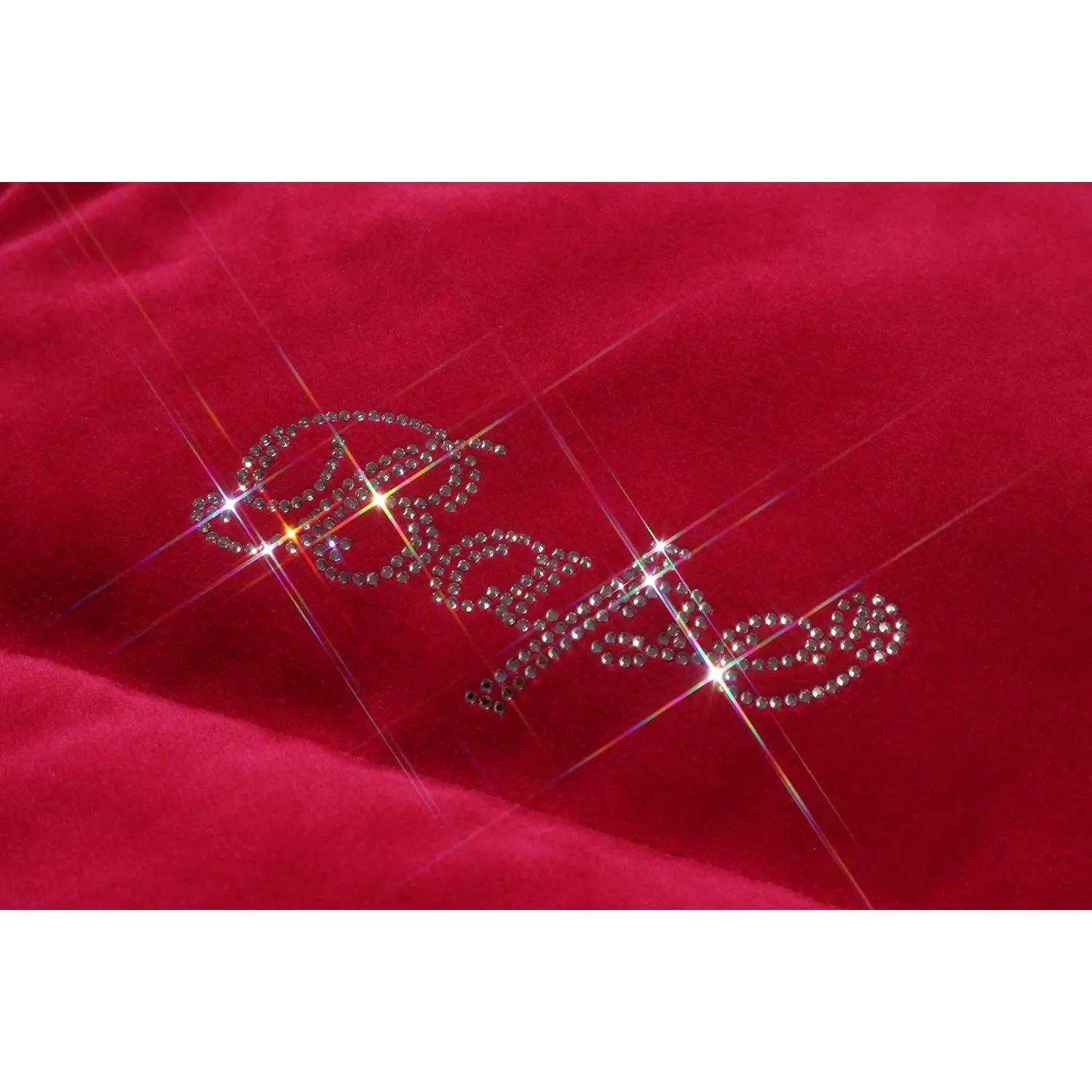CRYSTAL STONE BAPE LOGO VELOUR DOWN JACKET LADIES - Image 4
