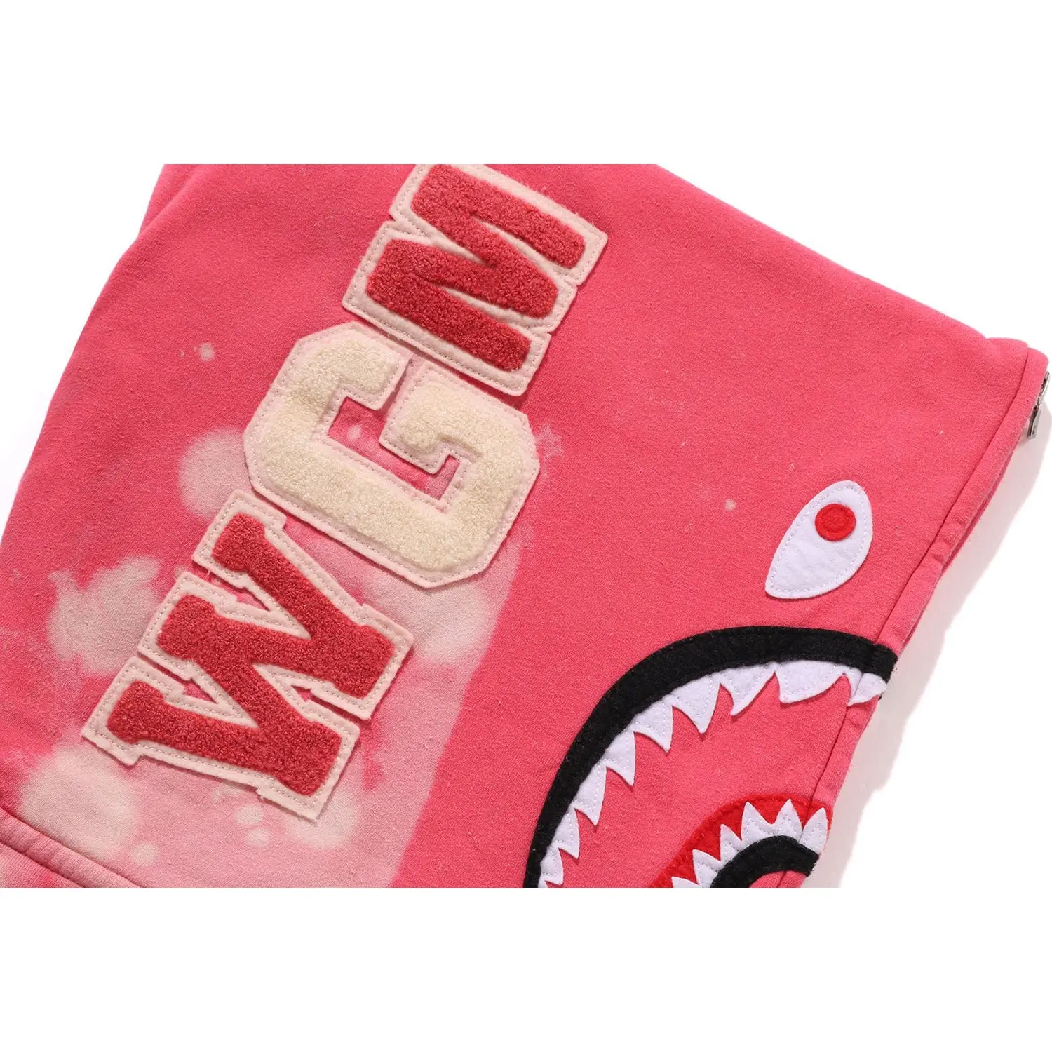 HAND DYE SHARK FULL ZIP HOODIE MENS - Image 16