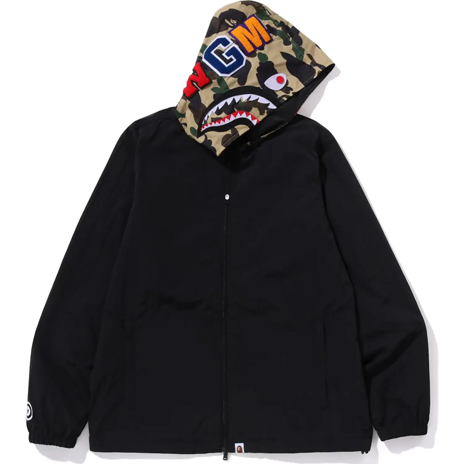 1ST CAMO SHARK HOODIE JACKET MENS - Image 5