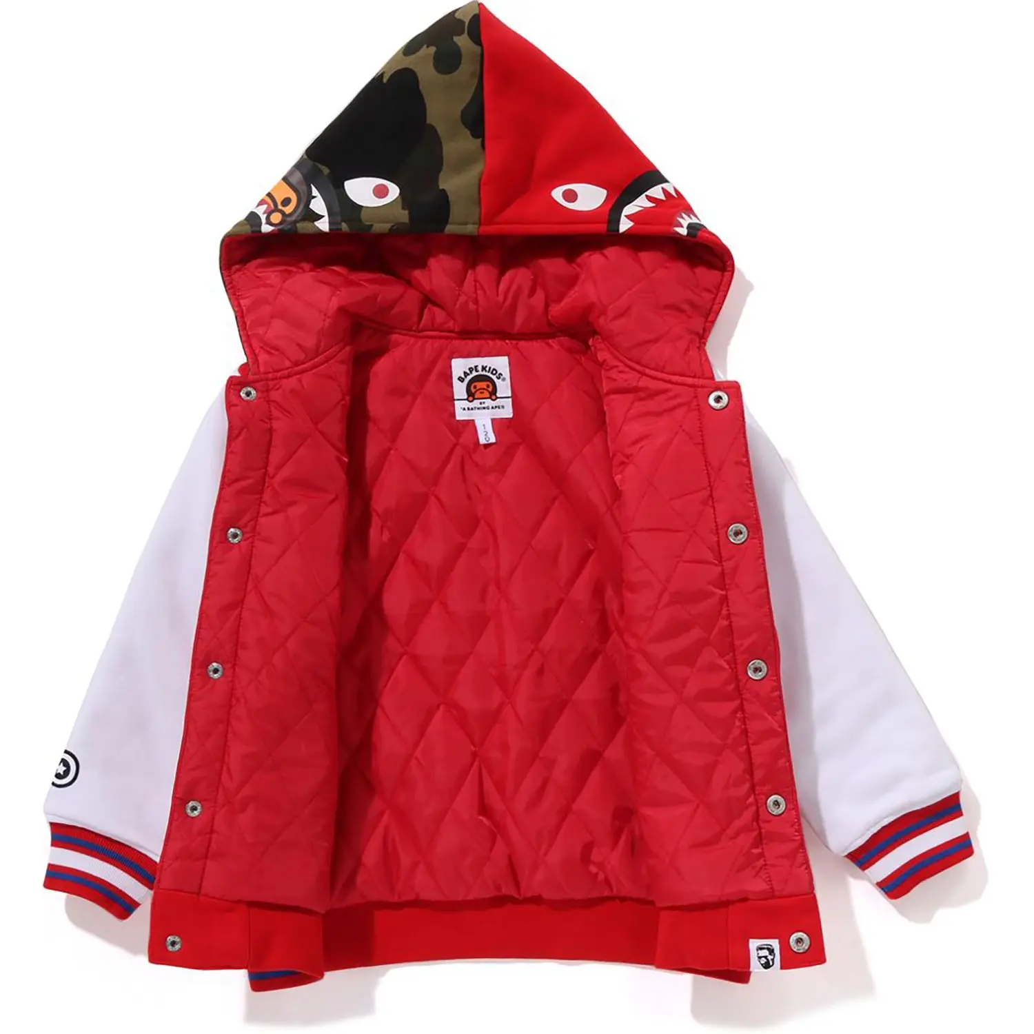 MILO SHARK HOODIE SWEAT VARSITY JACKET KIDS - Image 14