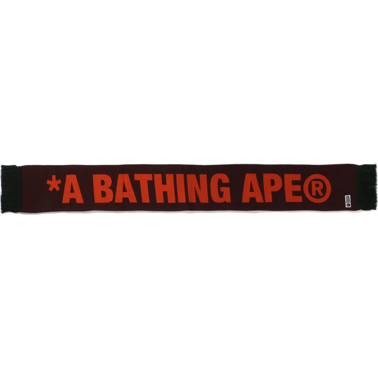 JACQUARD BAPE LOGO LONG SCARF MENS - Image 6