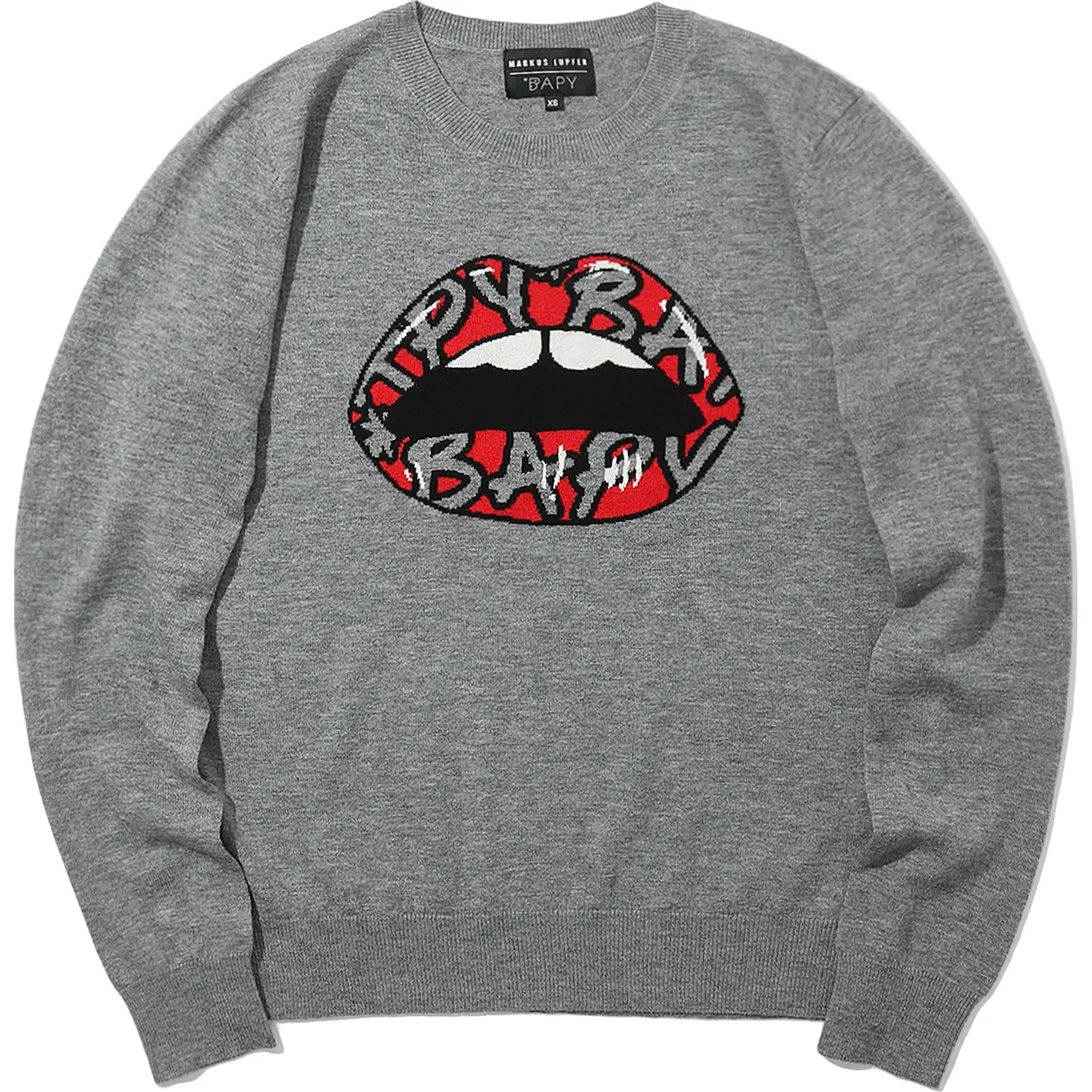 BAPY X MARKUS LUPFER KNIT BABY LIP LADIES - Image 4
