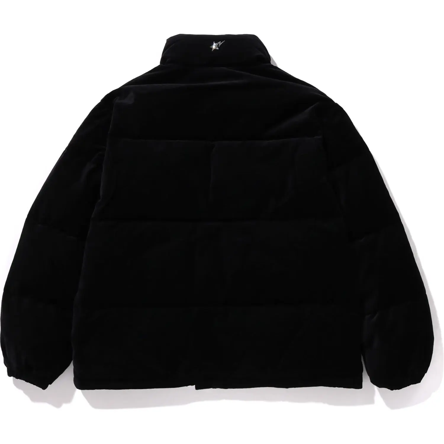 CRYSTAL STONE BAPE LOGO VELOUR DOWN JACKET LADIES - Image 8
