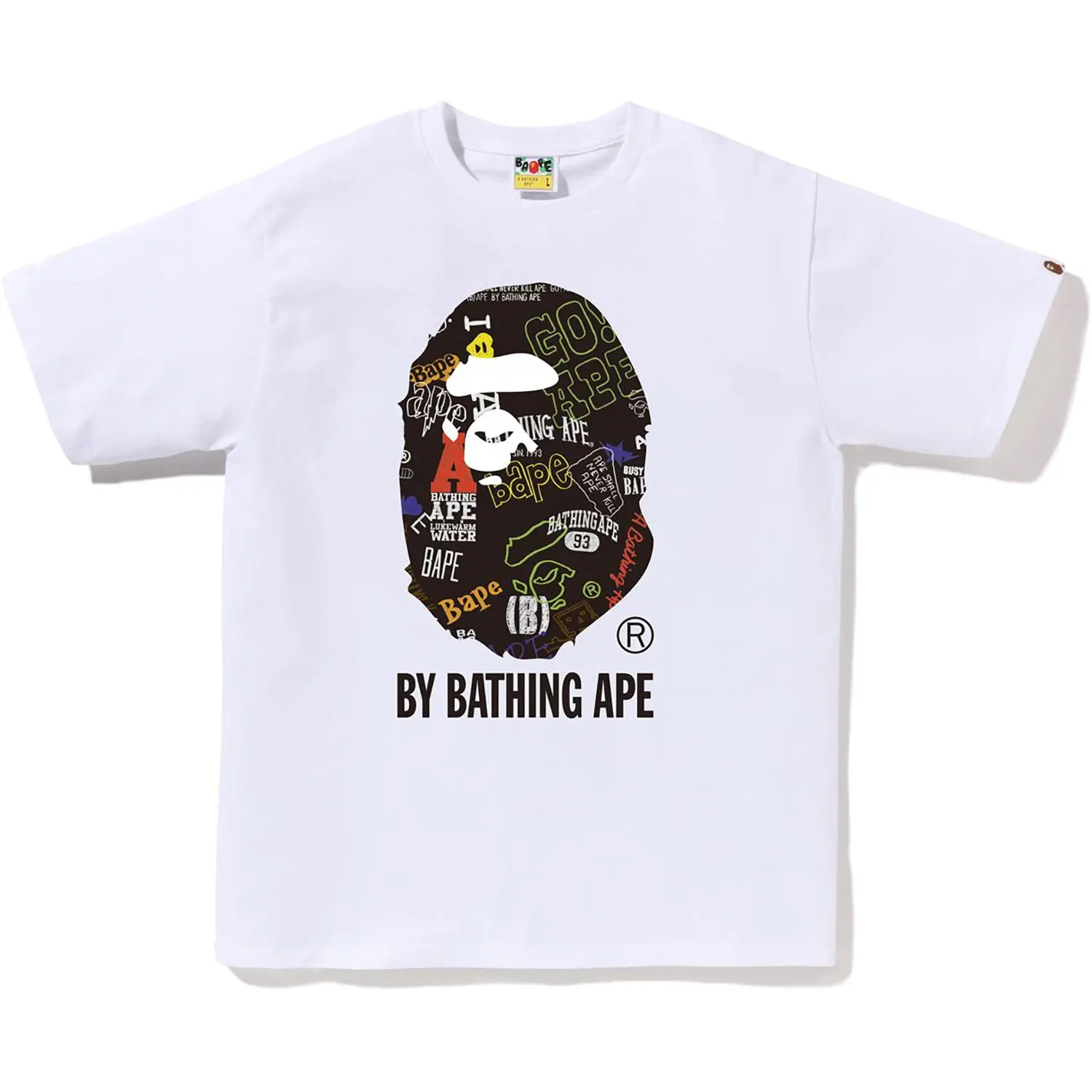 HAND DRAW PATTERN BY BATHING APE TEE MENS - Image 3