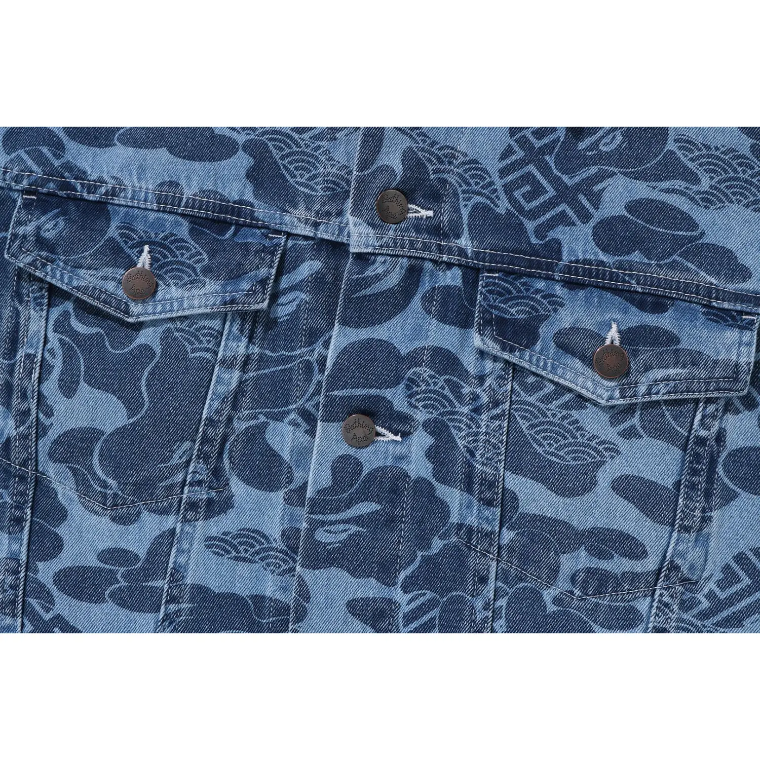 ASIA CAMO DENIM JACKET MENS - Image 3