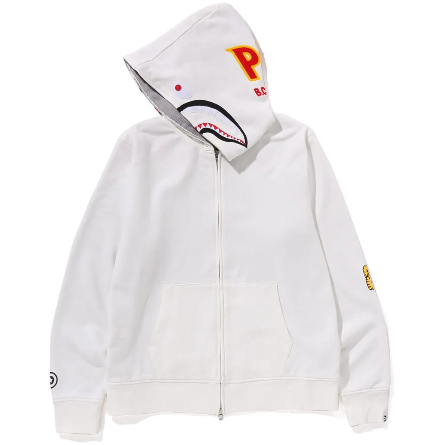 2ND SHARK FULL ZIP HOODIE MENS - Image 6