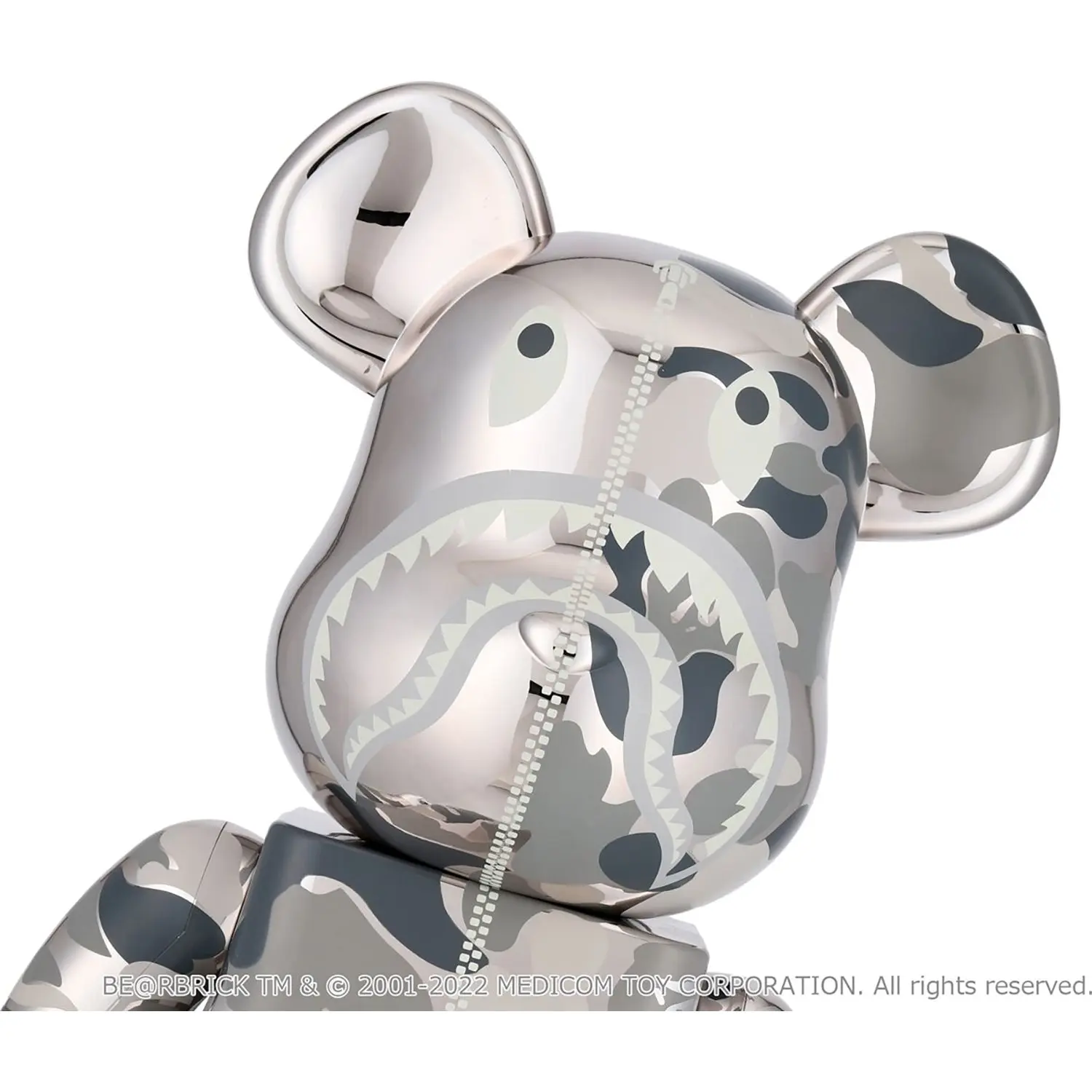 ABC CAMO SHARK BE@RBRICK 1000% - Image 11